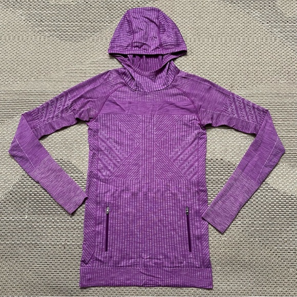 Lululemon Rest Less Hoodie Sz 6 In Heathered Tender Violet - Picture 5 of 8